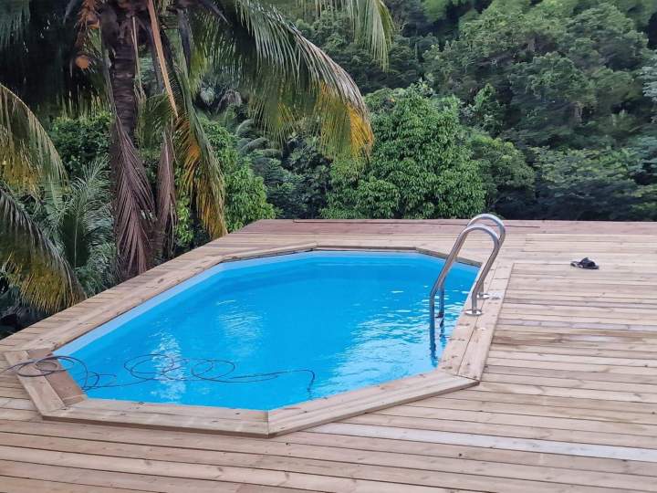 Construction de piscine, Case-Pilote